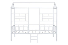 Load image into Gallery viewer, Rhonda Twin Loft Bed White, Silver, &amp; Black