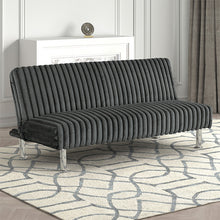 Load image into Gallery viewer, Hinwil Futon Sofa Bed Pink, Beige Grey, &amp; Black