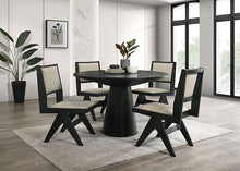 Load image into Gallery viewer, Tottenham 5 Pc Dining Table Set Black