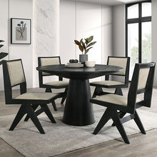 Load image into Gallery viewer, Tottenham 5 Pc Dining Table Set Black