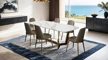 Load image into Gallery viewer, Norelli 7 Pc Dining Table Set Gold