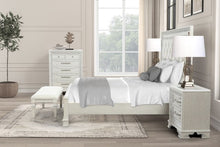 Load image into Gallery viewer, Stella Mia 4 Pc 5 Pc Queen Bedroom Set White &amp; White