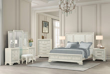 Load image into Gallery viewer, Stella Mia 4 Pc 5 Pc Queen Bedroom Set White &amp; White