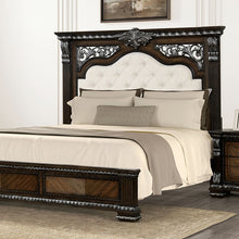 Load image into Gallery viewer, Promenade Bed Dark Brown &amp; White