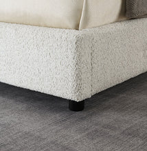 Load image into Gallery viewer, Vertham E.King, Full, &amp; Queen Bed White &amp; Black