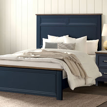 Load image into Gallery viewer, Pinetop Twin &amp; Full Bed White &amp; Blue