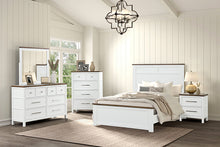 Load image into Gallery viewer, Pinetop Twin &amp; Full Bed White &amp; Blue