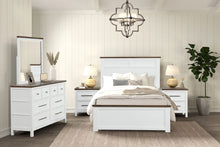 Load image into Gallery viewer, Pinetop Twin &amp; Full Bed White &amp; Blue