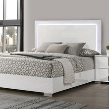 Load image into Gallery viewer, Sinistra E.King &amp; Queen Bed White, Black &amp; Beige