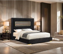 Load image into Gallery viewer, Danvers Bed Beige, Black, &amp; Grey