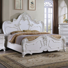 Load image into Gallery viewer, Roselli E.King &amp; Queen Bed White &amp; Chrome