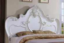 Load image into Gallery viewer, Roselli E.King &amp; Queen Bed White &amp; Chrome