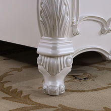 Load image into Gallery viewer, Roselli E.King &amp; Queen Bed White &amp; Chrome