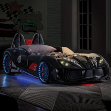 Load image into Gallery viewer, Trackster Bed White, Red,, Black, &amp; Blue