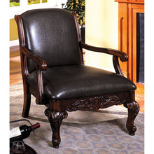 Load image into Gallery viewer, Sheffield Antique Dark Cherry Accent Chair