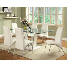 Load image into Gallery viewer, Glenview White/Chrome Dining Table