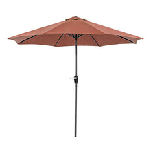 Load image into Gallery viewer, Soli 9' Outdoor Umbrella w/ Auto Tilt + 21" Round Base
