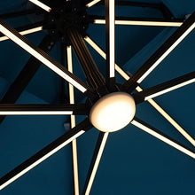 Load image into Gallery viewer, Sano 10 Ft Square Umbrella w/ Double Top w/ LED + 37" Large Base