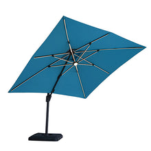 Load image into Gallery viewer, Sano 10 Ft Square Umbrella w/ Double Top w/ LED + 37" Large Base