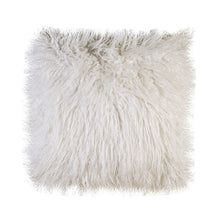 Load image into Gallery viewer, Sheri White 20&quot; X 20&quot; Pillow, Shaggy White (2/CTN)