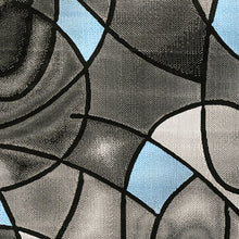 Load image into Gallery viewer, Sivas Area Rug Black &amp; Blue